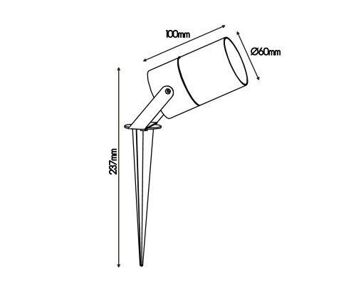 8155 Наземный уличный светильник QUEBEC MANTRA
