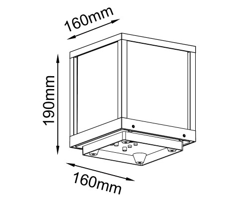 8928 Наземный уличный светильник UTAH MANTRA