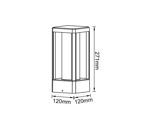 8900 Наземный уличный светильник NEVADA MANTRA