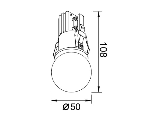 8893 Встраиваемый светильник BEAD MANTRA