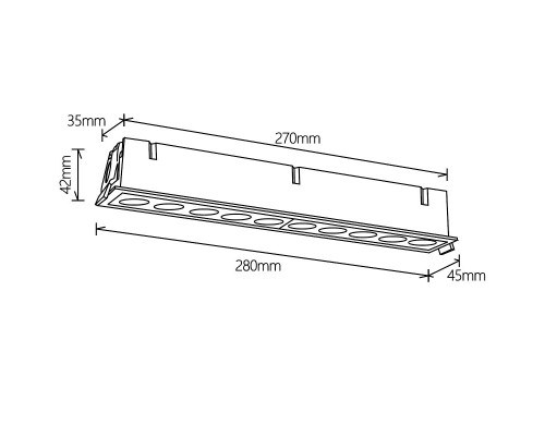 9135 Встраиваемый светильник BLAU MANTRA
