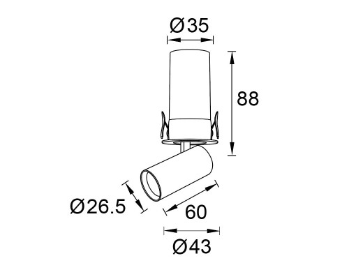 9136 Встраиваемый светильник GARDA MANTRA