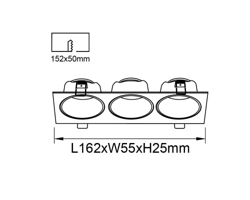 9173 Встраиваемый светильник ANTILLA MANTRA