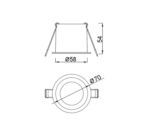 9233 Встраиваемый светильник MALT MANTRA