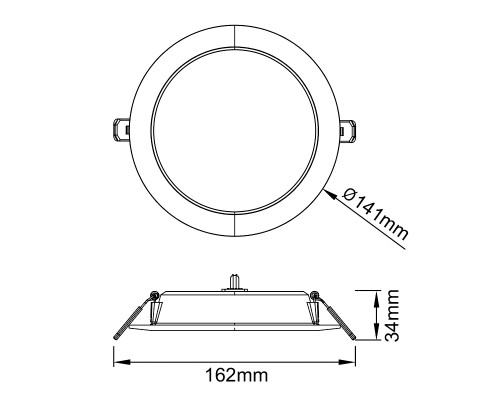 9296 Встраиваемый светильник EILAT MANTRA