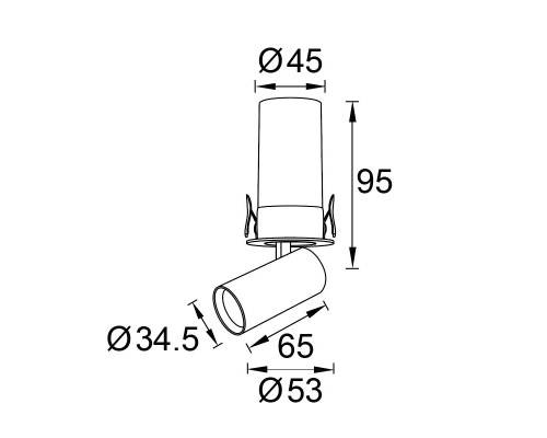 9143 Встраиваемый светильник GARDA MANTRA