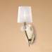 Бра Mantra 4735 Loewe, 1 плафон, бронза, белый, прозрачный