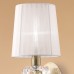 Бра Mantra 4735 Loewe, 1 плафон, бронза, белый, прозрачный