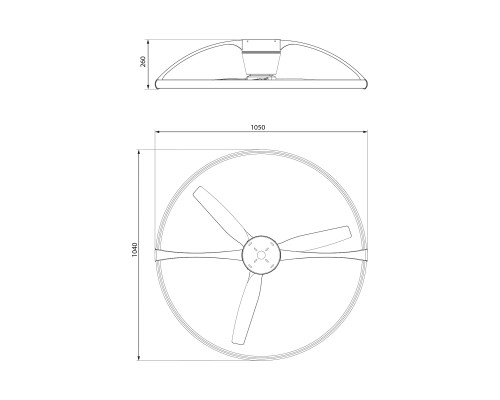 Люстра потолочная-вентилятор NEPAL 7532