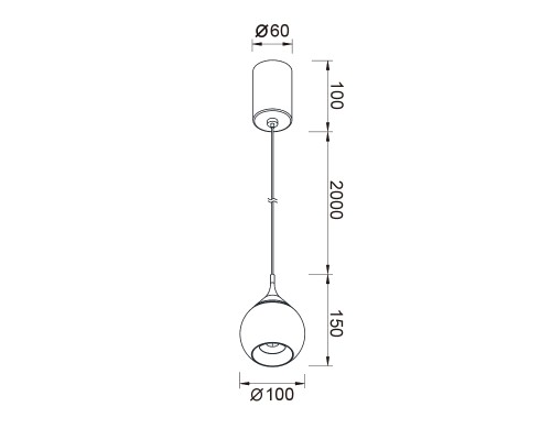 Подвесной светильник DROP 8891