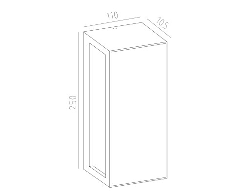 Настенный уличный светильник BERET 7928