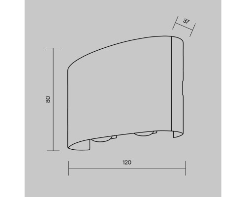 Архитектурная подсветка Outdoor O417WL-L4B3K