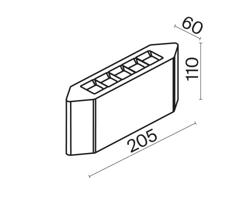 Архитектурная подсветка Outdoor O412WL-L8GF3K