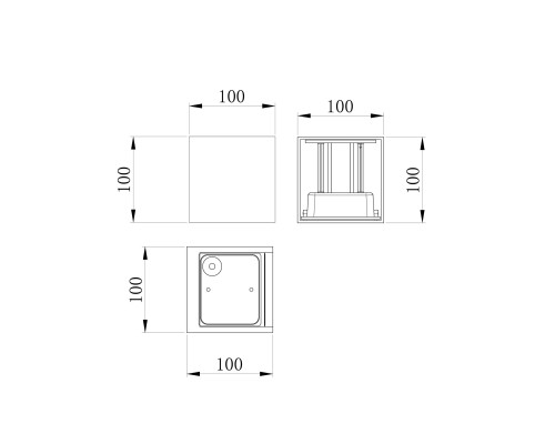 Архитектурная подсветка Outdoor O572WL-L20B3K