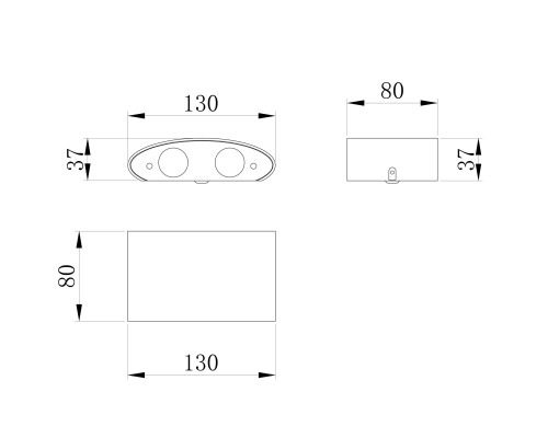 Архитектурная подсветка Outdoor O417WL-L4W3K