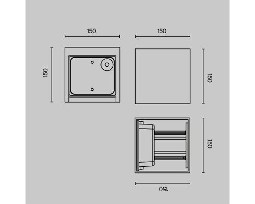 Архитектурная подсветка Outdoor O572WL-L20GR3K