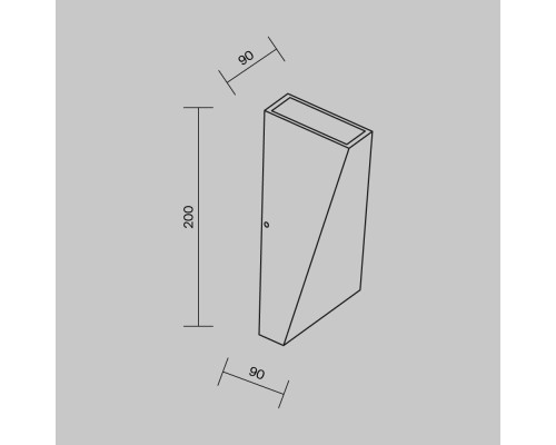 Архитектурная подсветка Outdoor O580WL-L6B