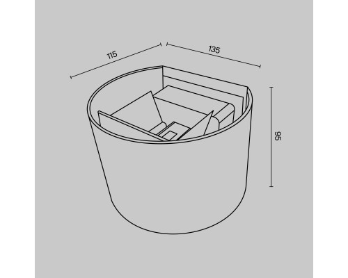 Архитектурная подсветка Outdoor O573WL-L6W