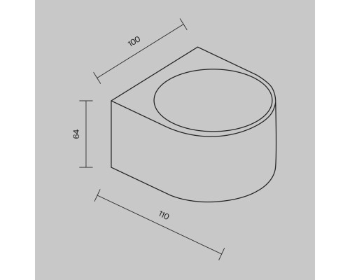 Архитектурная подсветка Outdoor O435WL-L5GF3K