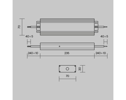 Источник напряжения Technical PSL008-150W-48V-IP67