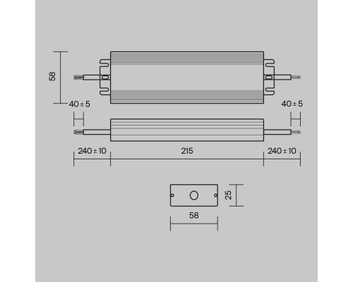 Источник напряжения Technical PSL008-100W-48V-IP67