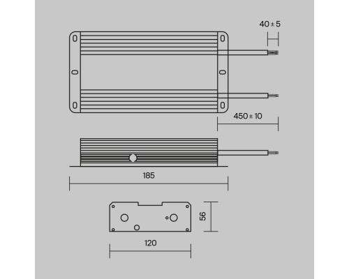 Источник напряжения Technical PSL008-480W-48V-IP67