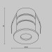 Уличный потолочный светильник Outdoor O511DL-L2B3K