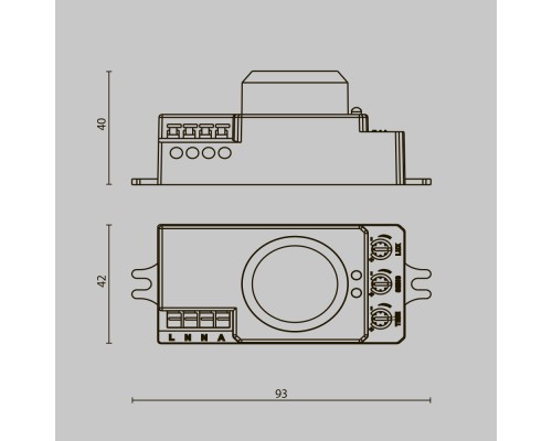 Датчики движения и освещенности Lighting control SM-01