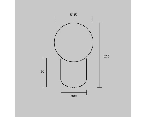 Аккумуляторный светильник Maytoni MOD404RL-L3BG3K
