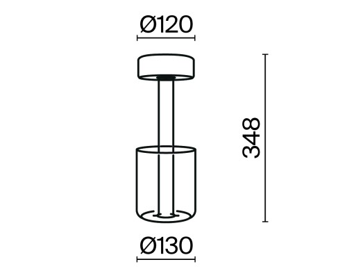 Аккумуляторный светильник Maytoni MOD229TL-L3G3K1