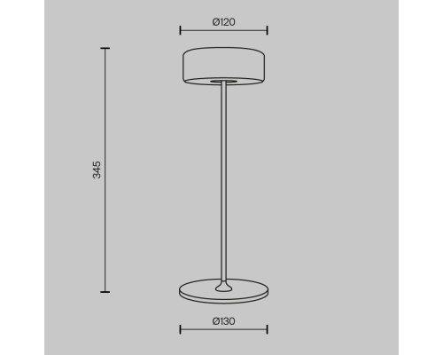 Аккумуляторный светильник Maytoni MOD229TL-L3G3K2