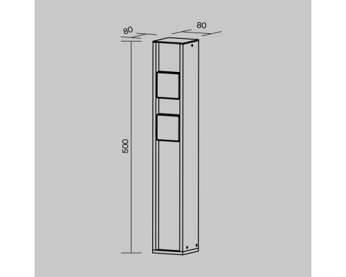 Уличная розетка Outdoor O459FL-GF02SC