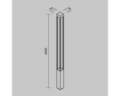 Садово-парковый светильник Outdoor O424FL-L25GF