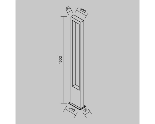 Садово-парковый светильник Outdoor O425FL-L20GF