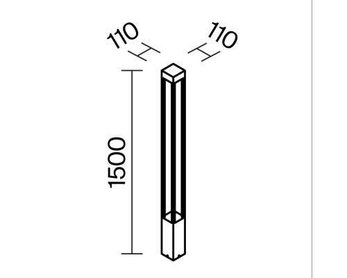 Садово-парковый светильник Outdoor O424FL-L20GF