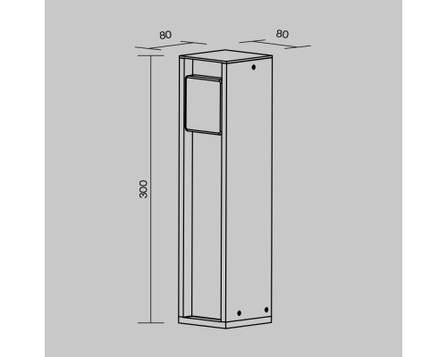Уличная розетка Outdoor O459FL-GF01SC