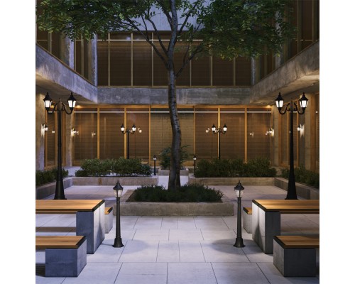 Садово-парковый светильник Outdoor O028FL-03BZ