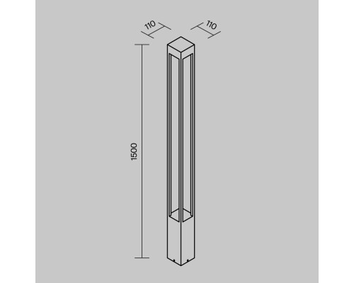 Садово-парковый светильник Outdoor O424FL-L20GF