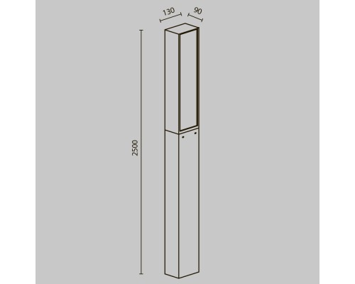 Садово-парковый светильник Outdoor O470FL-L40GF3K