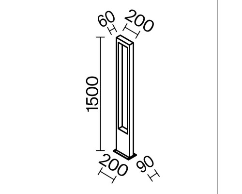 Садово-парковый светильник Outdoor O425FL-L20GF