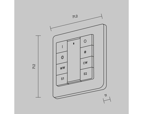 Панель управления Lighting control 721053