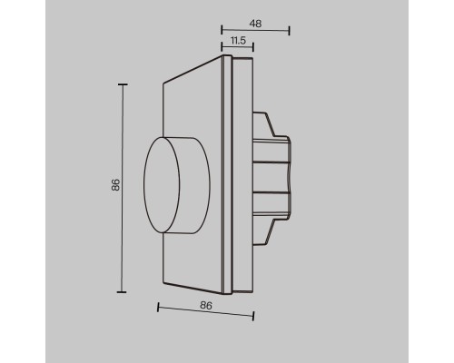 Роторная панель управления Lighting control 711025