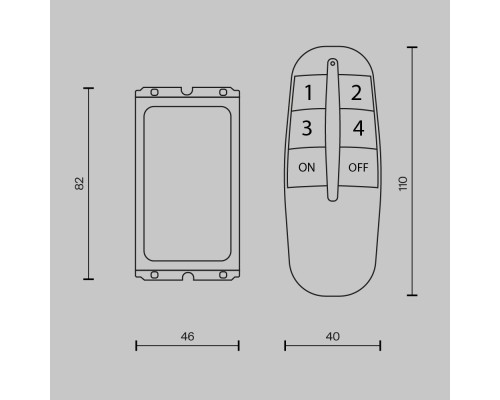 Пульт для управления освещением Technical MRC004B