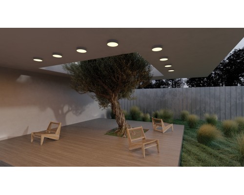 Потолочный светильник Outdoor O431CL-L30B3K