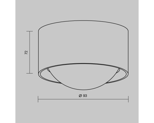 Потолочный светильник Outdoor O498CL-L15B3K