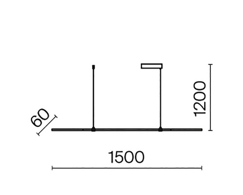 Подвесной светильник Maytoni MOD005PL-L48BK