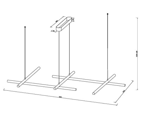 Подвесной светильник Maytoni MOD278PL-L50G3K