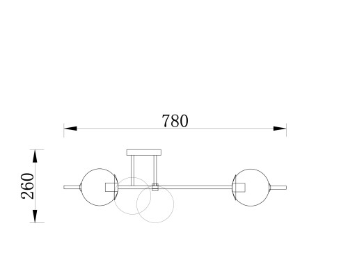 Потолочный светильник Freya FR5205PL-06BS