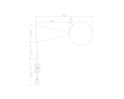 Настольный светильник Freya FR5289TL-01BS