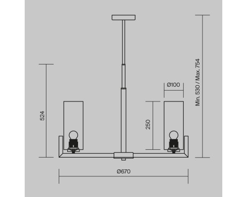 Люстра Maytoni MOD089PL-06BS